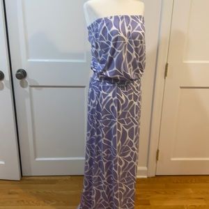 Tori Richard Strapless Maxi Dress